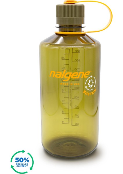 Nalgene 32oz NM Olive Sustain Tritan Suluk