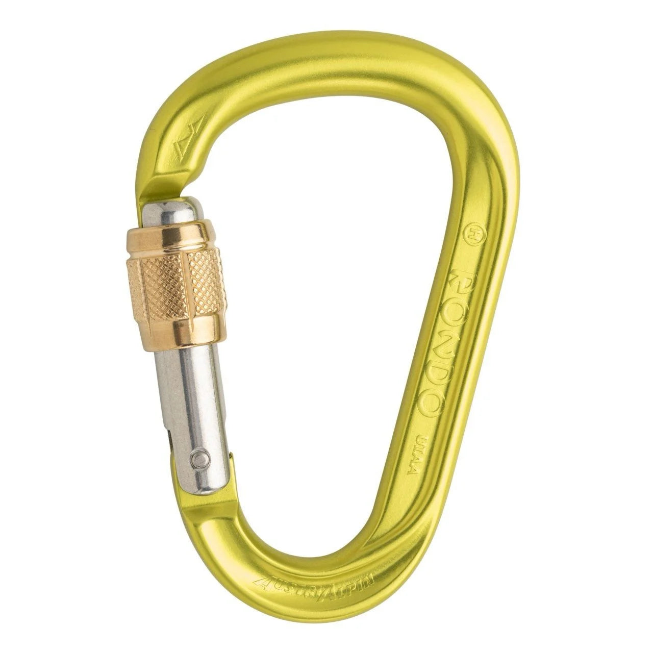 Austrialpin HMS RONDO Alloy Screwlock Kilitli Karabina Sarı