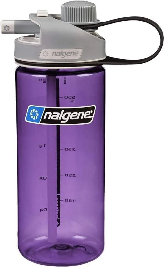 Nalgene MultiDrink,Purple w/ Gray Cap,Sustain